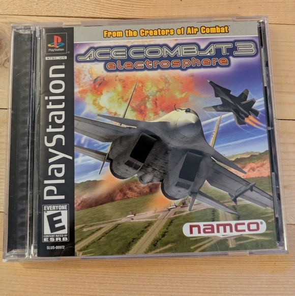 Ace Combat 3 Electrosphere - PlayStation Game Used - Picture 2 of 9